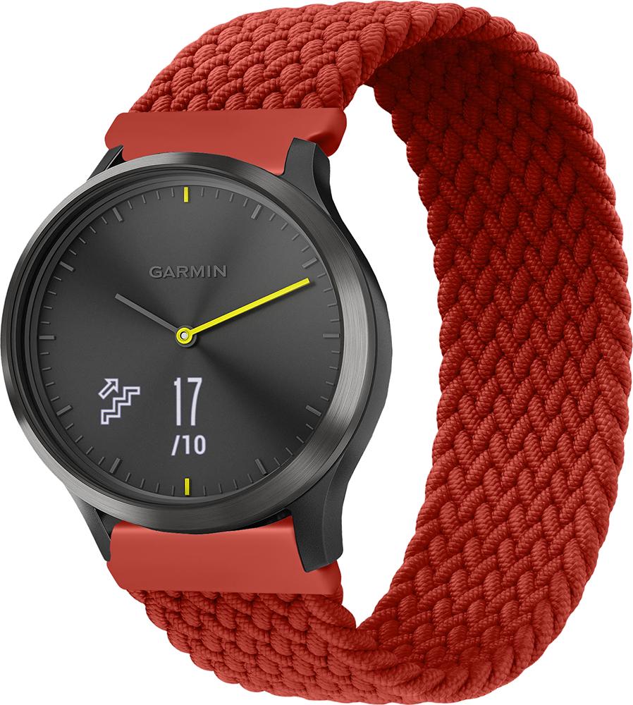 Ремінець Solo Loop для Garmin Vivomove HR (145 мм) Red (22235-2D)
