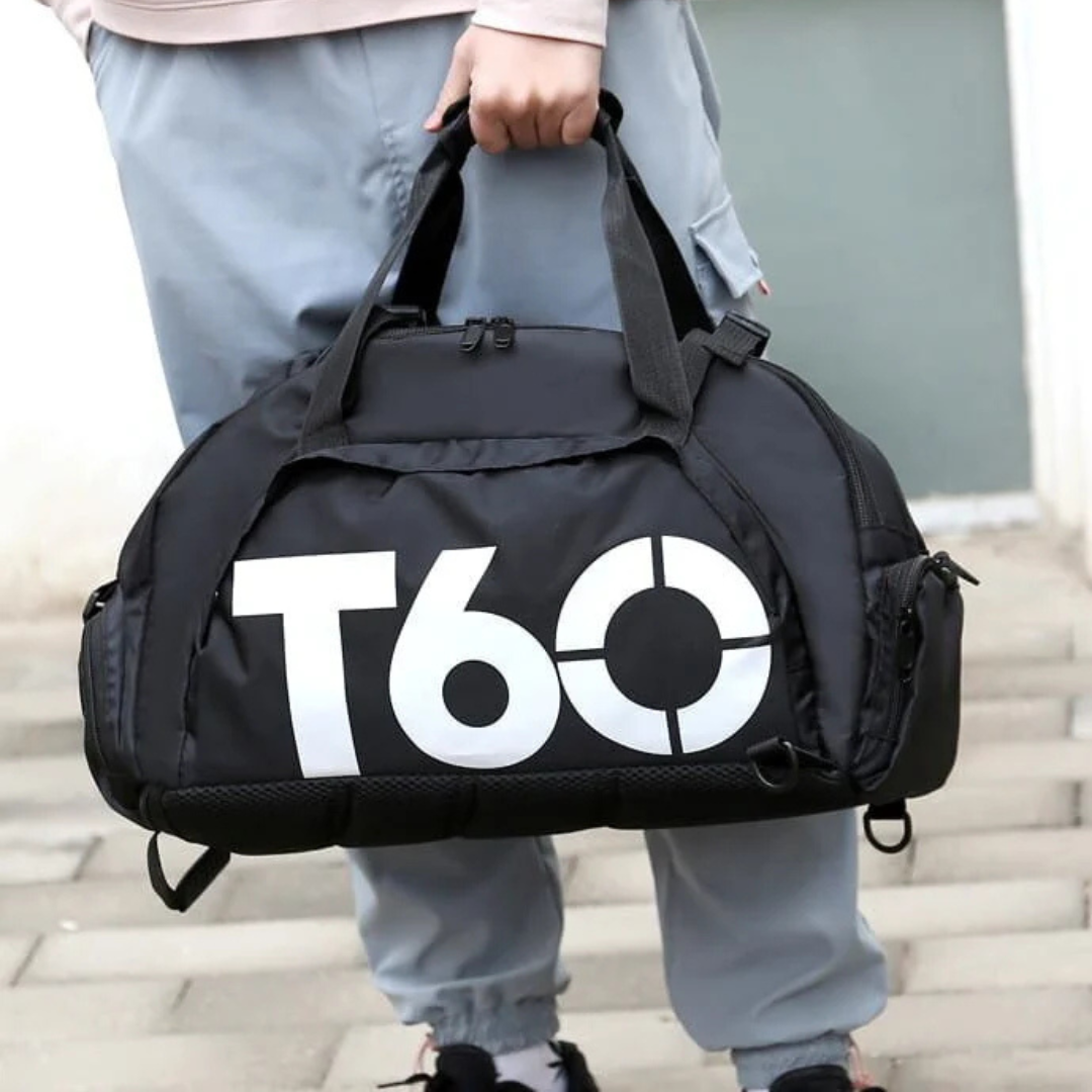 Сумка-рюкзак спортивная с отделом для обуви унисекс (ТS-60-Black) - фото 9 Сумка-рюкзак спортивная с отделом для обуви унисекс (ТS-60-Black) - фото 9