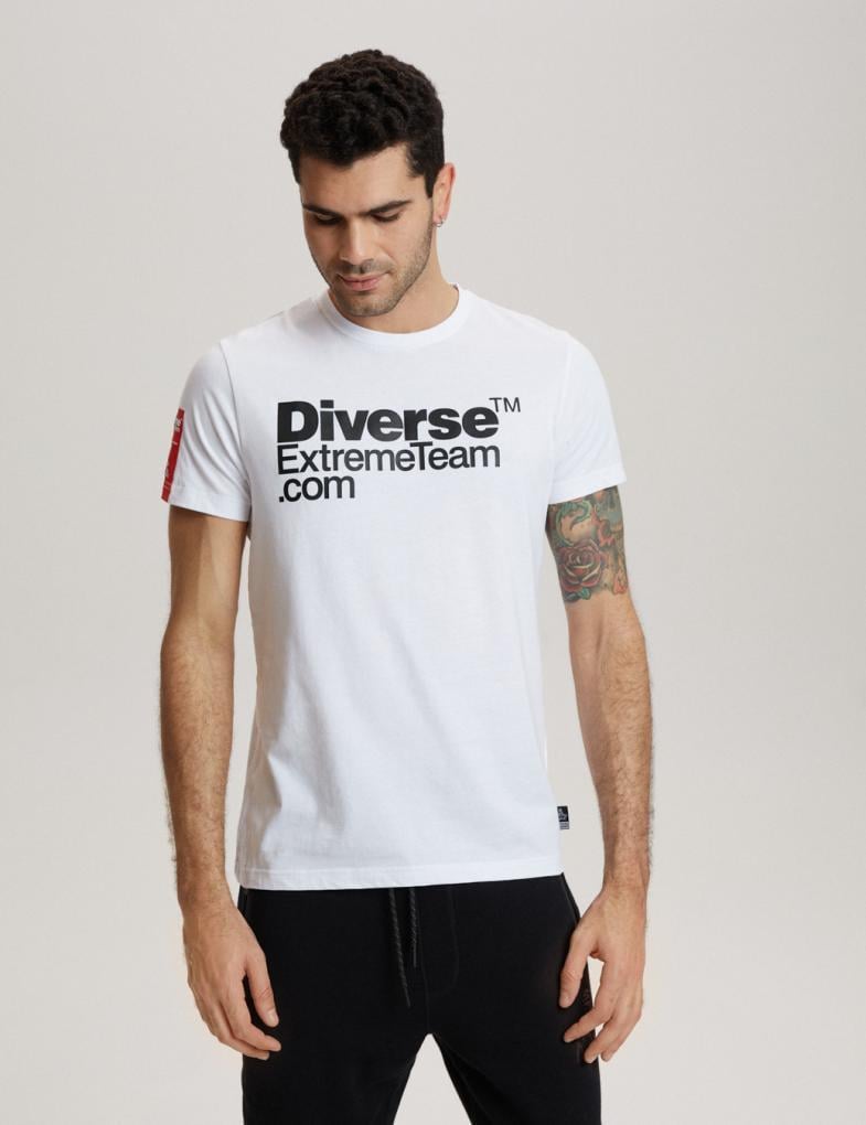 Футболка мужская Diverse DKR LOGO 2 2ХL Белый (5902598792952)