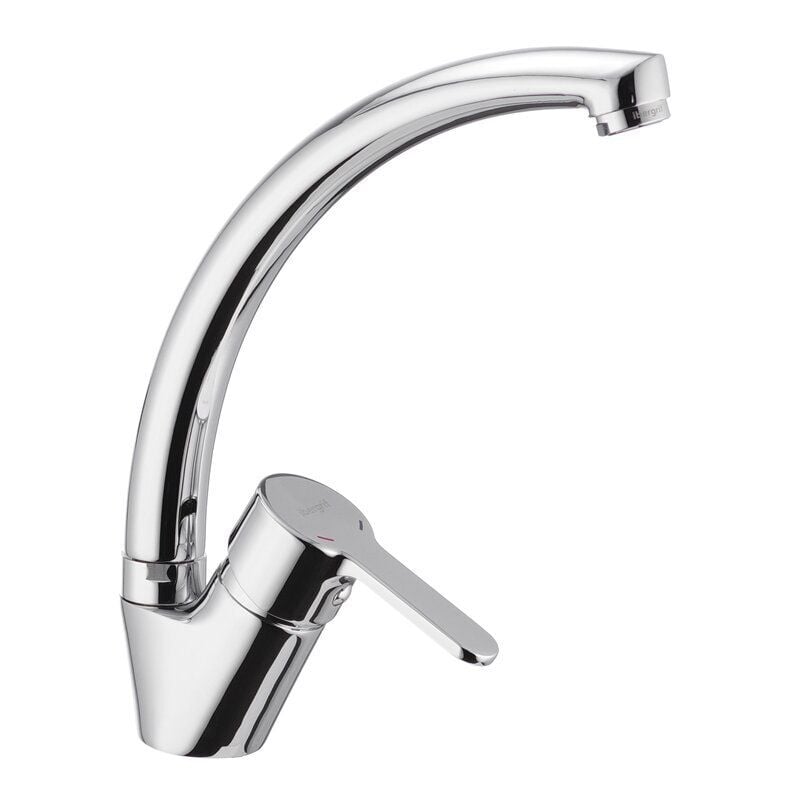 Змішувач для кухні IBERGRIF Square IB0026 одноважільний Хром (63315)