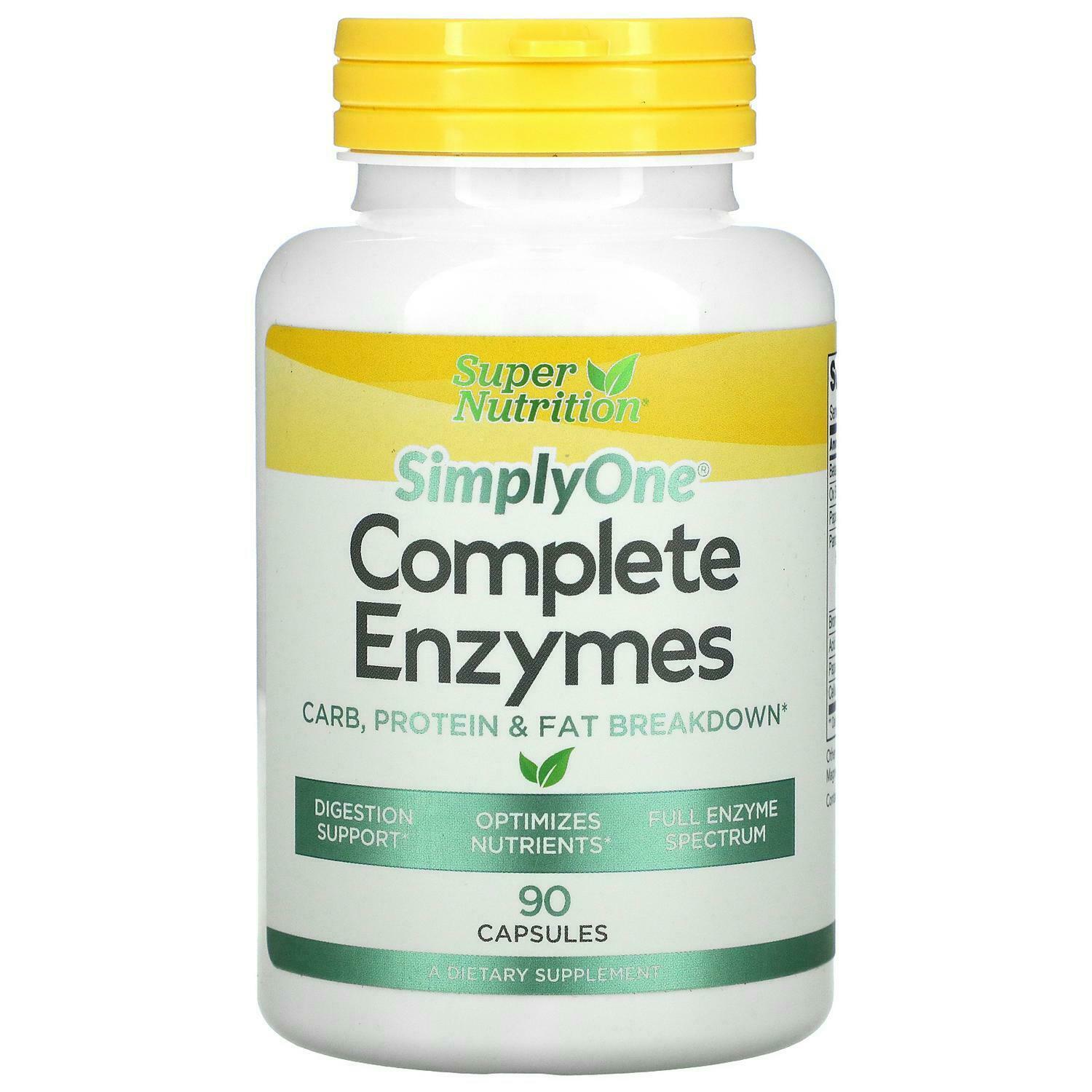 Суперфермент Complete Enzymes 90 capsules
