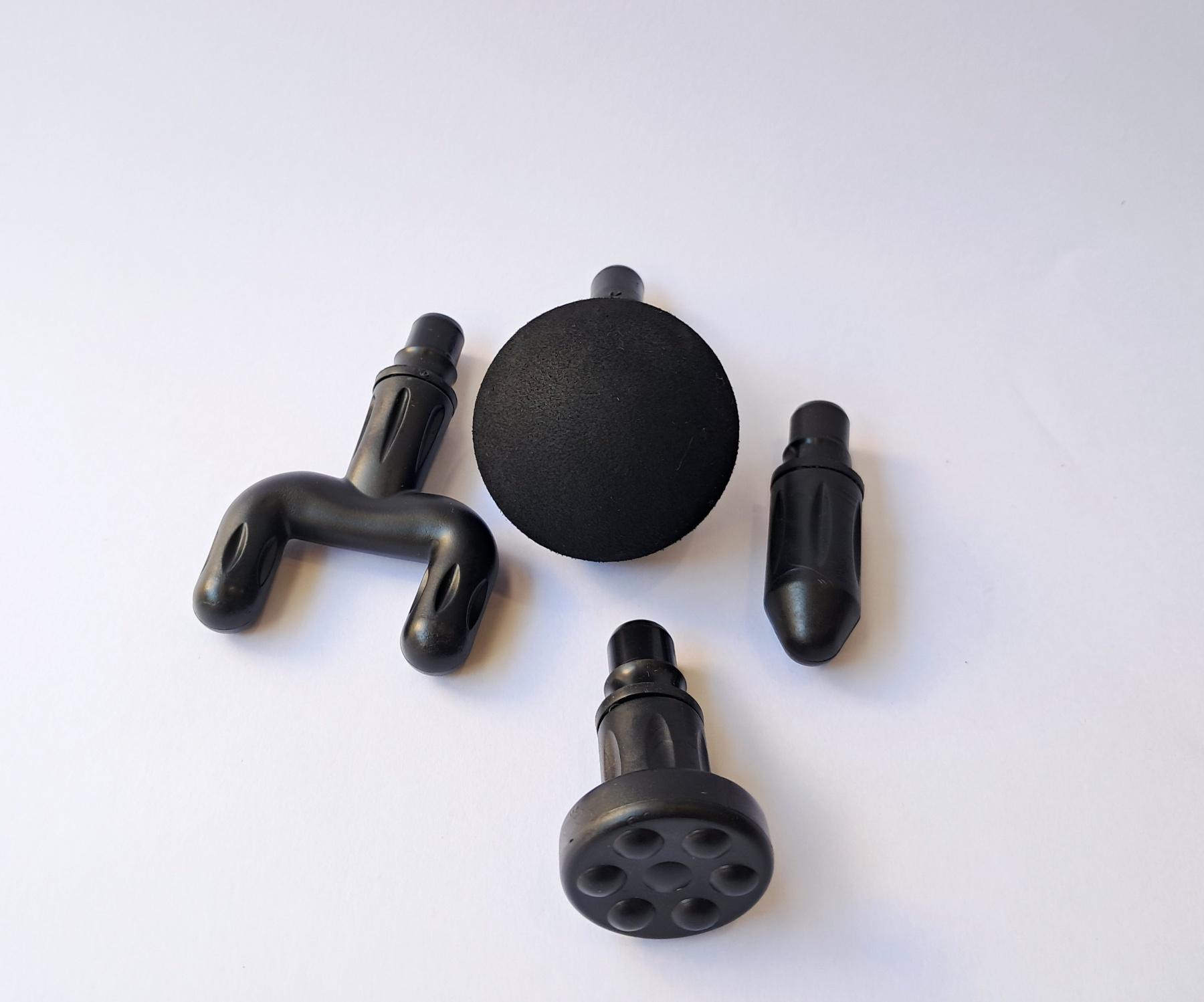 Масажер ручний Fascial Gun для тіла акумуляторний 4 насадки Зелений (YR-44) - фото 5 Масажер ручний Fascial Gun для тіла акумуляторний 4 насадки Зелений (YR-44) - фото 5