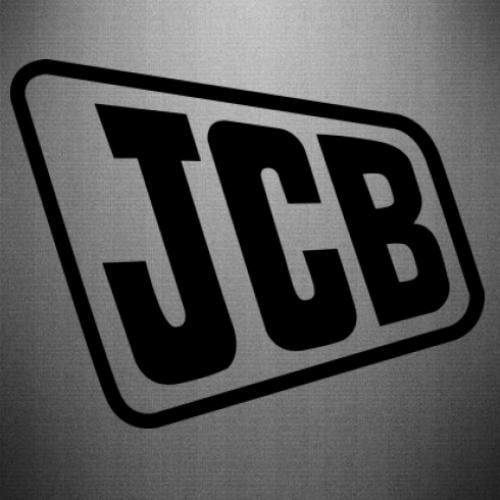 Наклейка JCB 50x38,9 см Черный (21557695)
