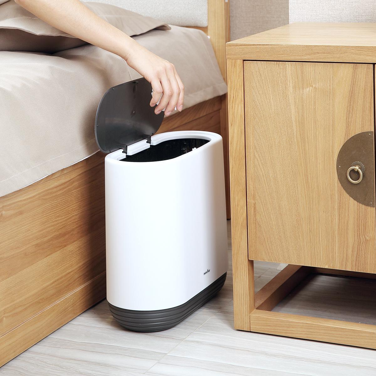 Відро для сміття MVM BP-14 пластикове 10 л Білий/Чорний (BP-14 WHITE/BLACK) - фото 12 Відро для сміття MVM BP-14 пластикове 10 л Білий/Чорний (BP-14 WHITE/BLACK) - фото 12