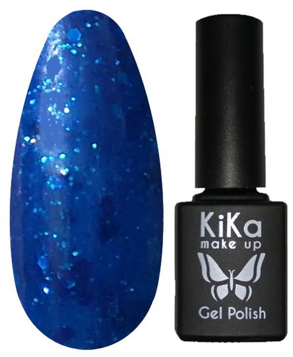Гель-лак Kika №063 с блестками 8,5 мл Синий (KGP-063)