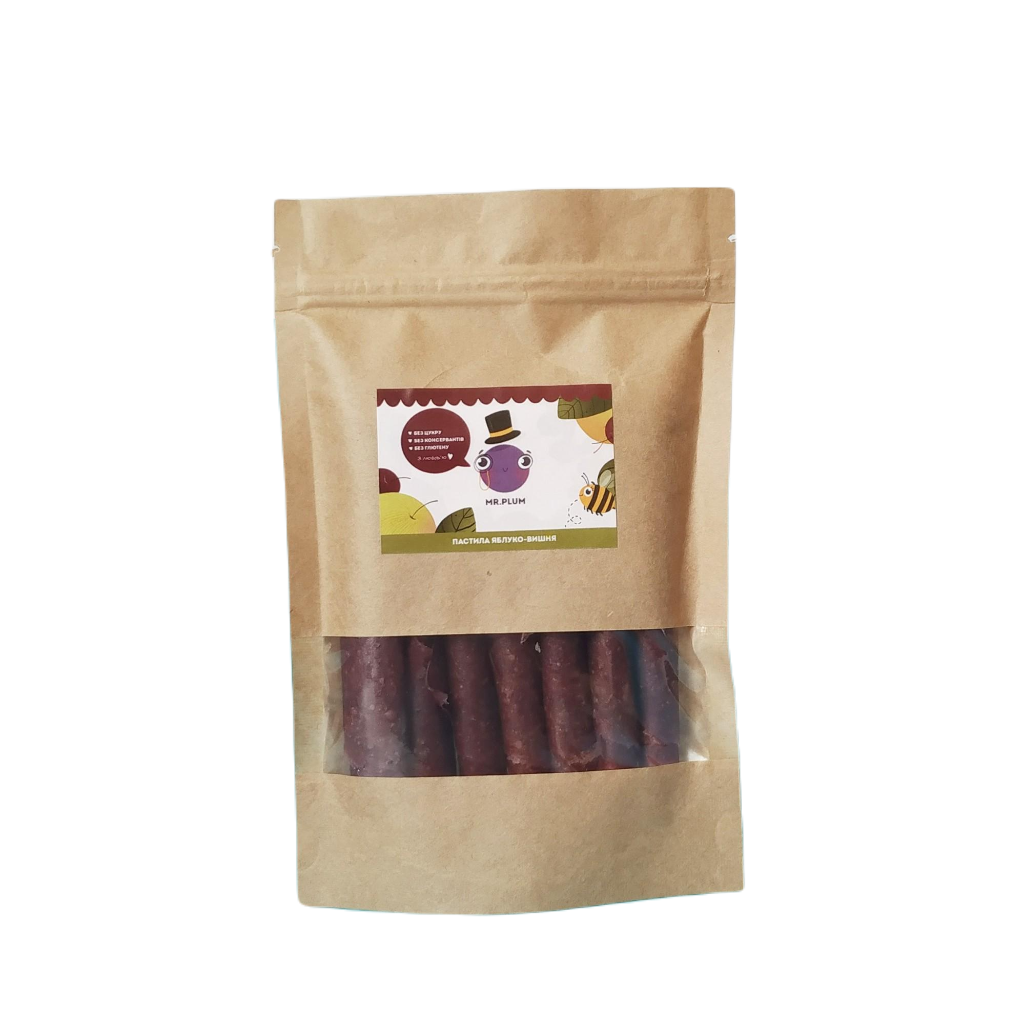 Пастила натуральная Mr.Plum Яблоко-Вишня 100 г