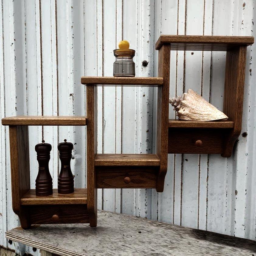 Полка для ванной из дерева Платенбург Капучино (ВНП/010909)