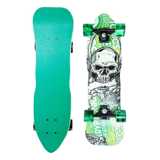 Скейтборд круїзер дерев'яний Піщаний череп (823-3) - фото 2 Скейтборд круїзер дерев'яний Піщаний череп (823-3) - фото 2