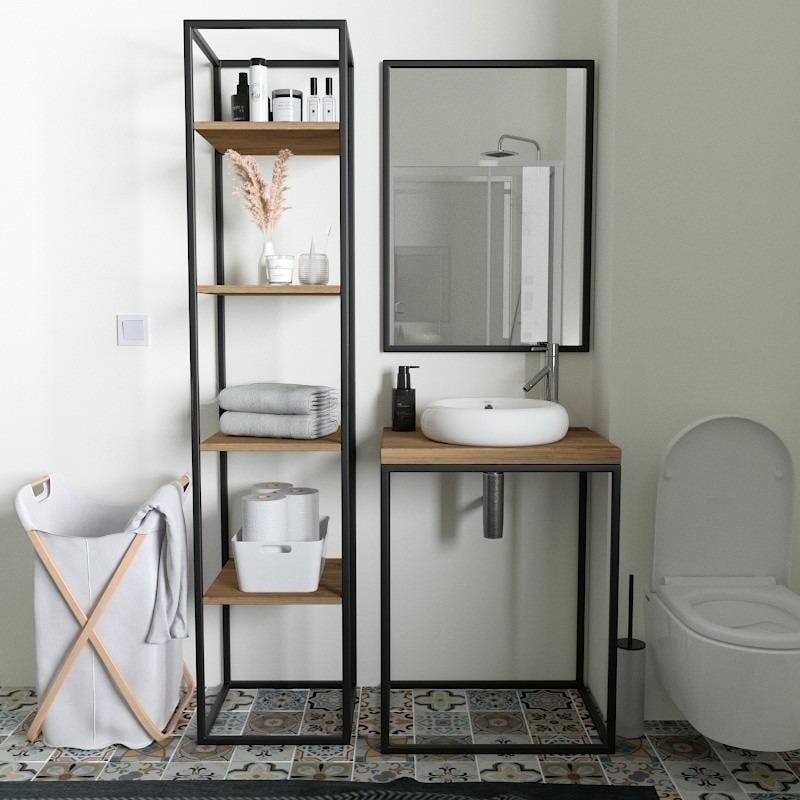 Комплект для ванной комнаты EcoLoft IN-2813 в стиле лофт