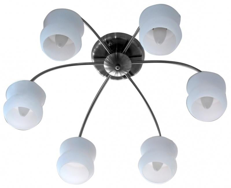 Люстра потолочная лофт Brille Br-710S/6 на 6 плафонов