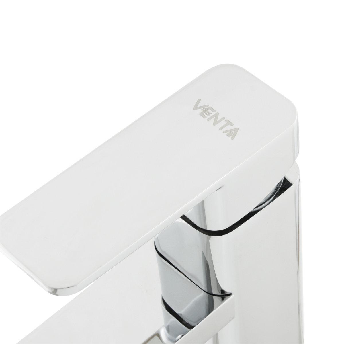 Смеситель для умывальника Venta VT145MC однорычажный в ванную цинковый сплав врезной Хром - фото 2 Смеситель для умывальника Venta VT145MC однорычажный в ванную цинковый сплав врезной Хром - фото 2