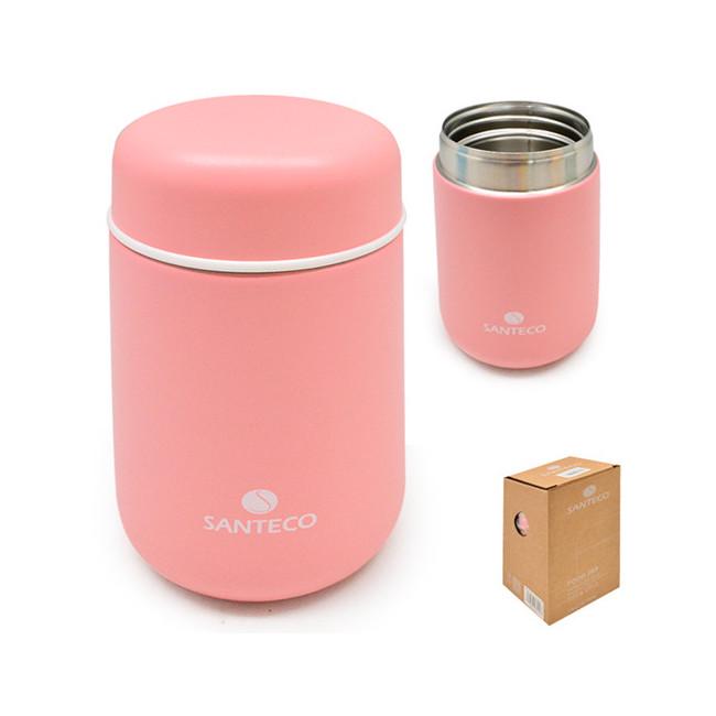 Термос харчовий Stenson Lunch MT-3939Р 400 мл Рожевий (017930) - фото 2