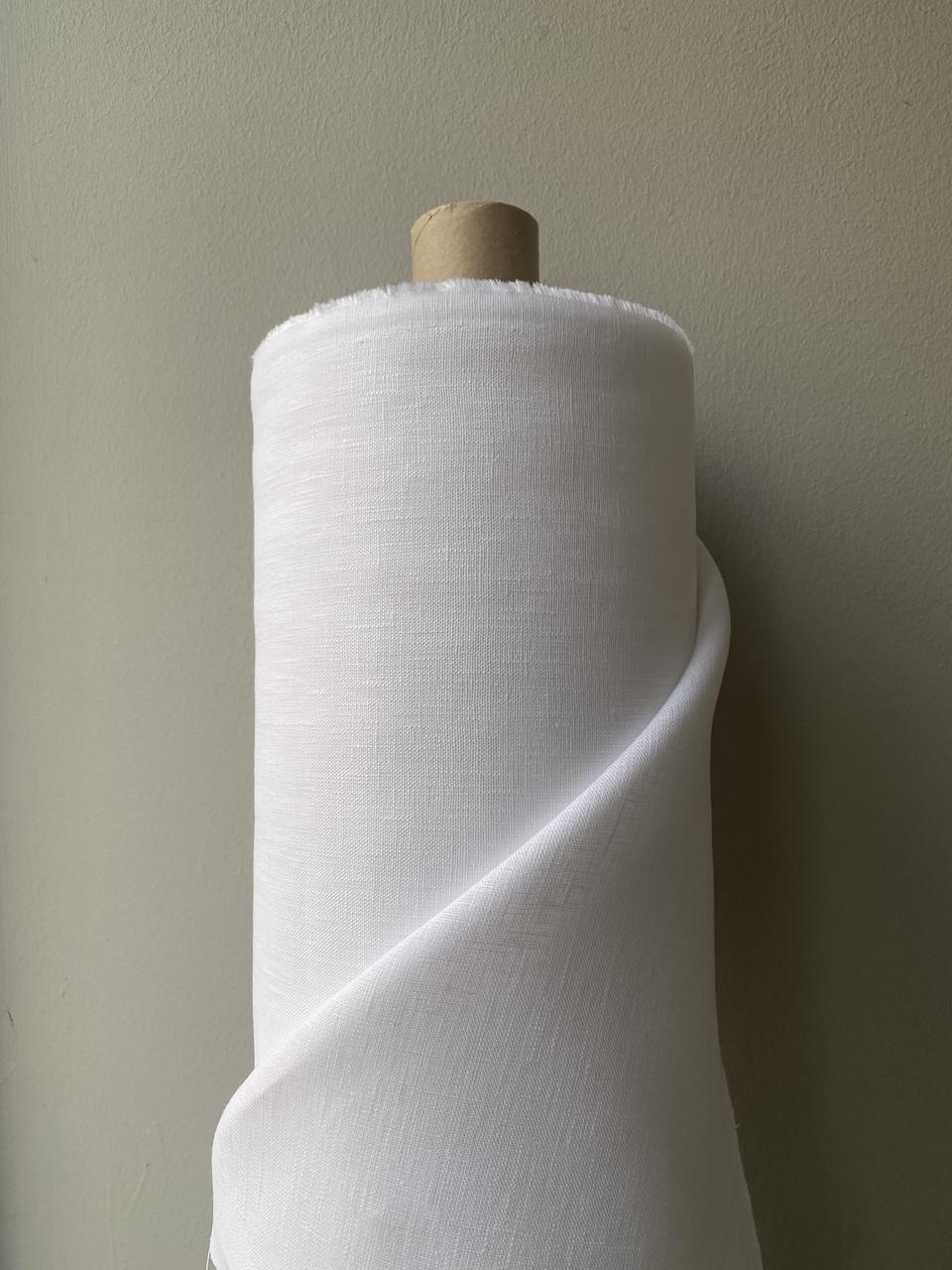 Тканина скатерна LINEN PLUS 100% льон 143 см 101 Білий - фото 7 Тканина скатерна LINEN PLUS 100% льон 143 см 101 Білий - фото 7