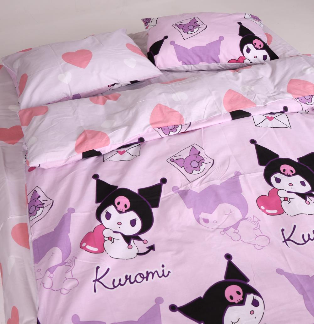 Комплект постільної білизни PaniPava Love Kuromi бязь 155х215 см (10100856)