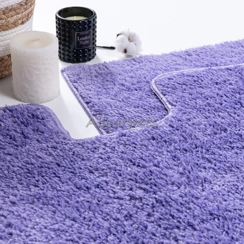 Комплект ковриков в ванную комнату Confetti Unimax 60х100/60х50 см Фиолетовый - фото 6 Комплект ковриков в ванную комнату Confetti Unimax 60х100/60х50 см Фиолетовый - фото 6