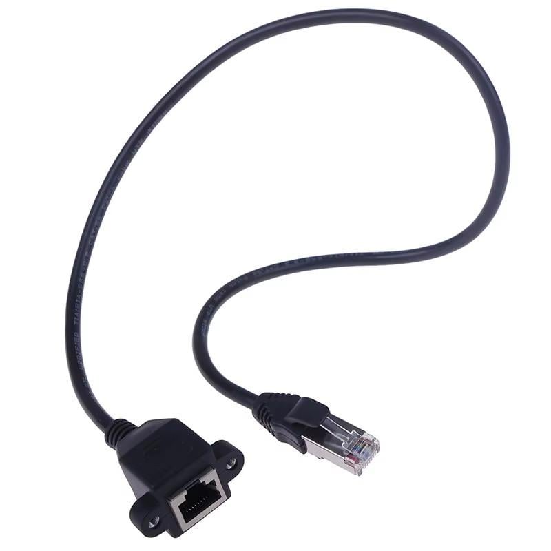 Кабель-переходник соединитель Ethernet LAN RJ45-RJ45 M/F 60 см (A-48780)