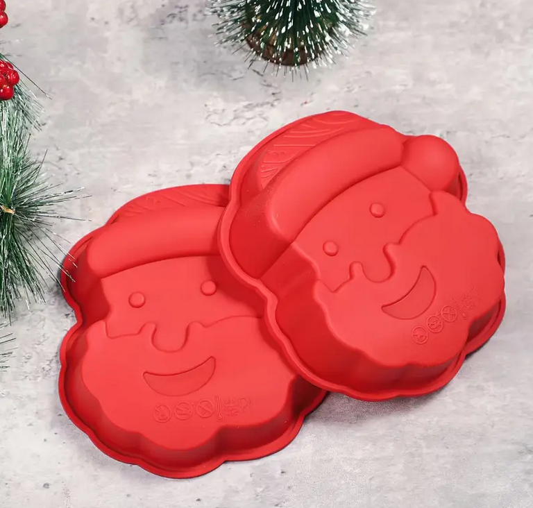 Силиконовая форма для выпечки в форме Санта Клауса Красный (ULC-129) - фото 7 Силиконовая форма для выпечки в форме Санта Клауса Красный (ULC-129) - фото 7