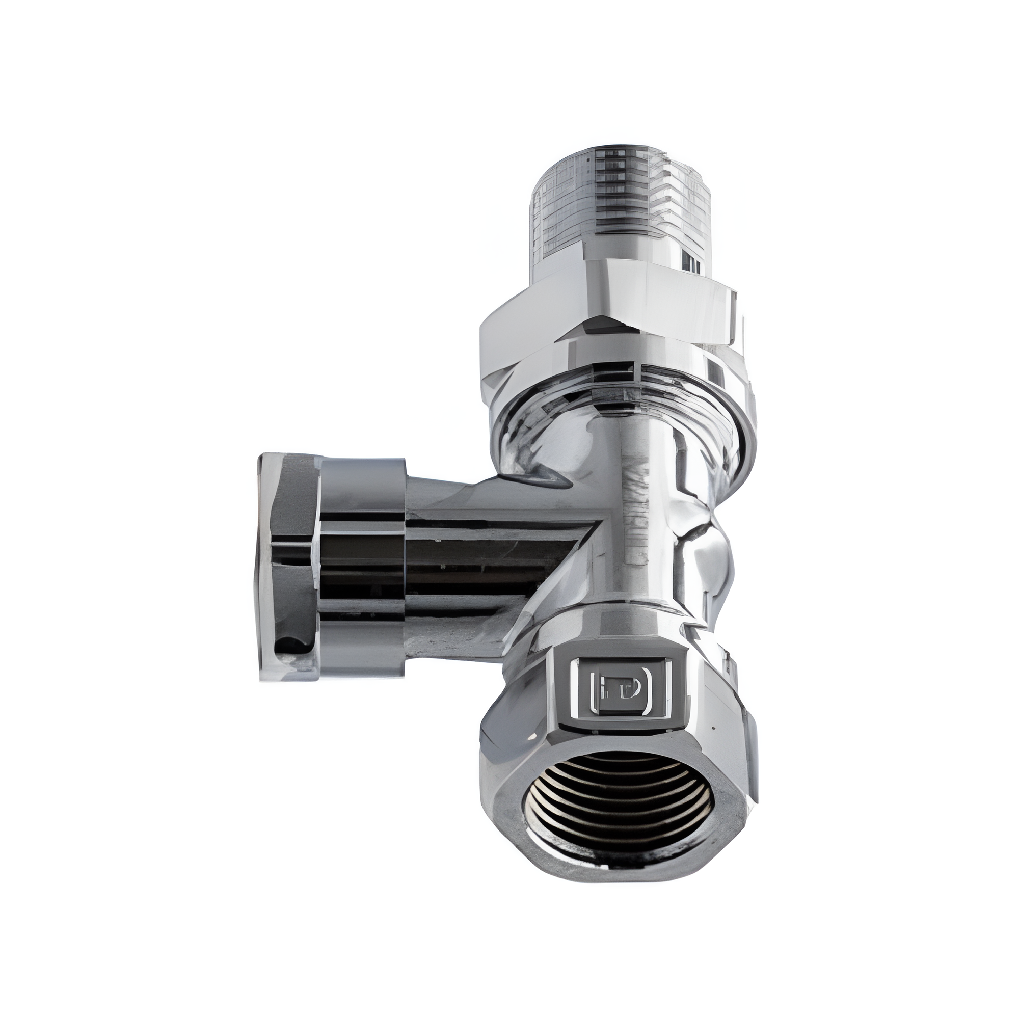 Кран радиаторный FADO S.r.l прямой нижний 1/2" Хром (RC04)