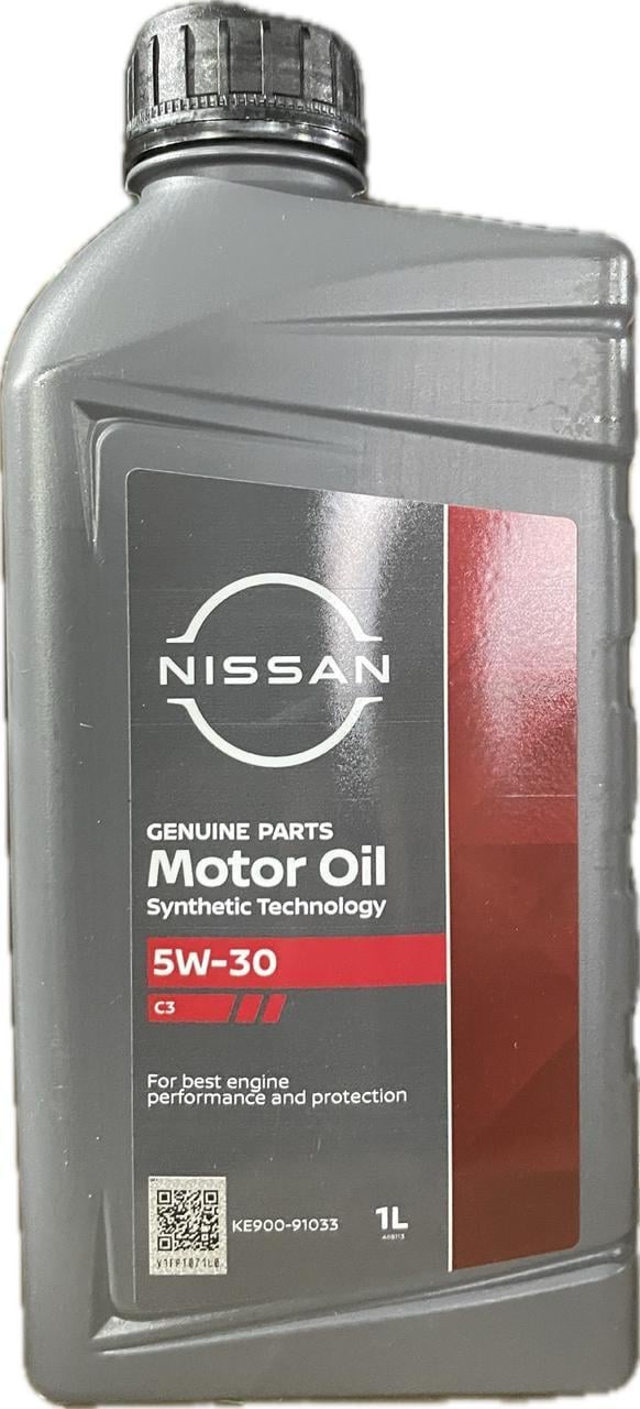 Моторное масло Nissan Motor Oil C3 5W-30 1 л (KE90091033)
