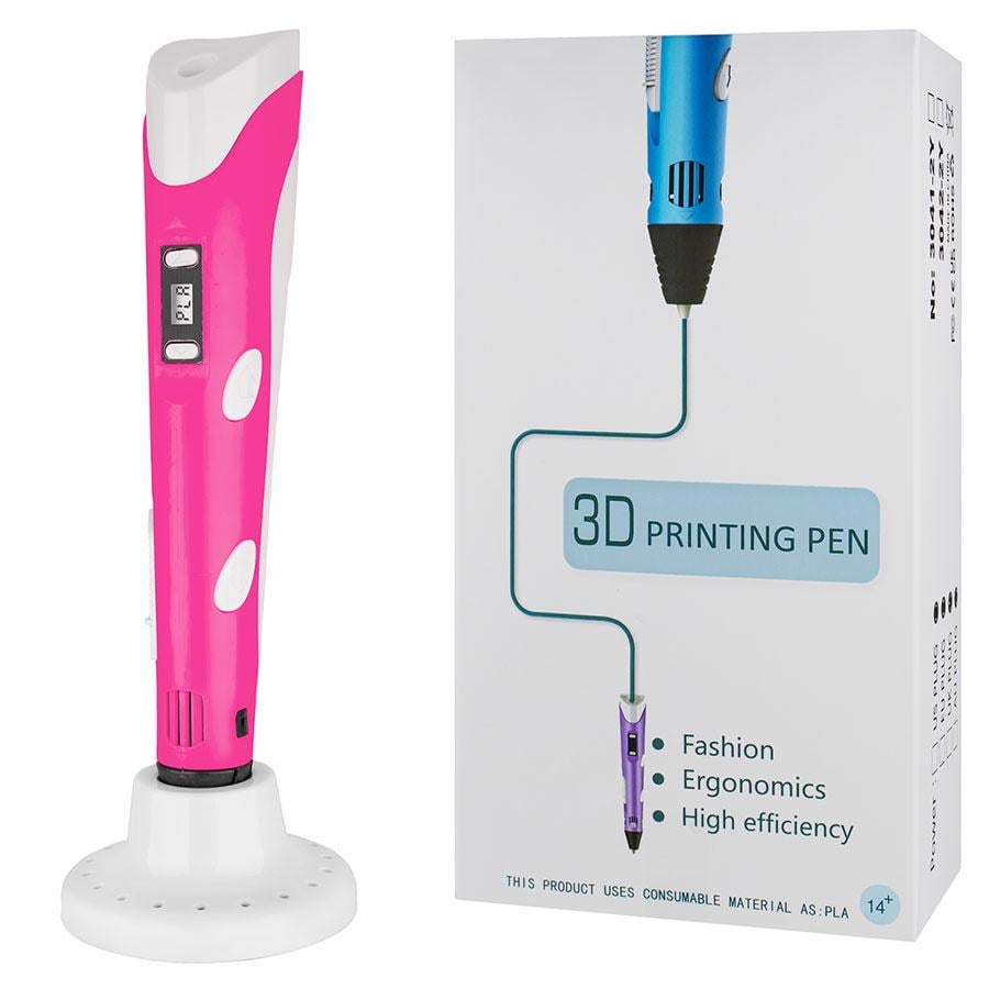 3D ручка з PLA-пластиком Рожевий (286634) - фото 1 3D ручка з PLA-пластиком Рожевий (286634) - фото 1