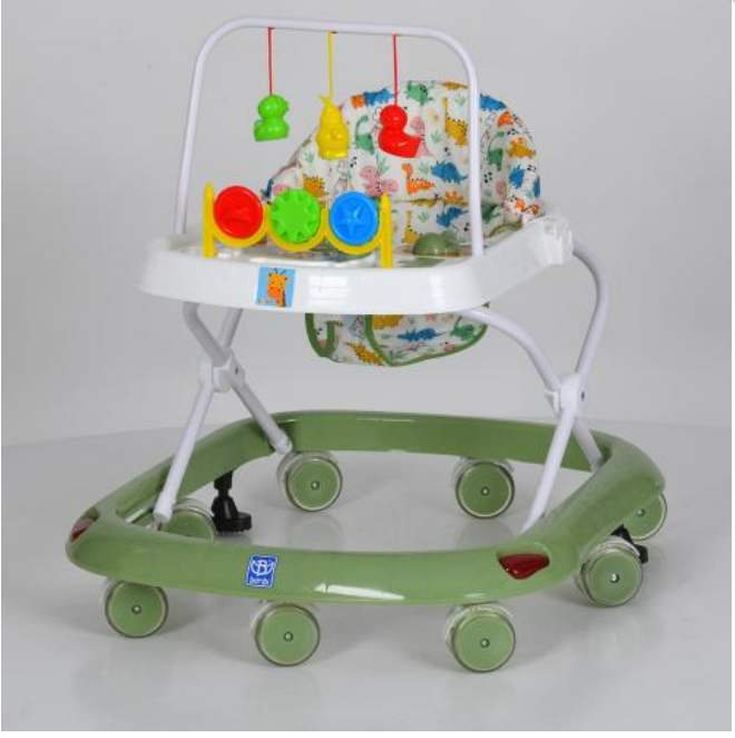 Ходунки з музикою дугою з підвісками та світлом Bambi M 0541C-10 Зелений (MK49443)