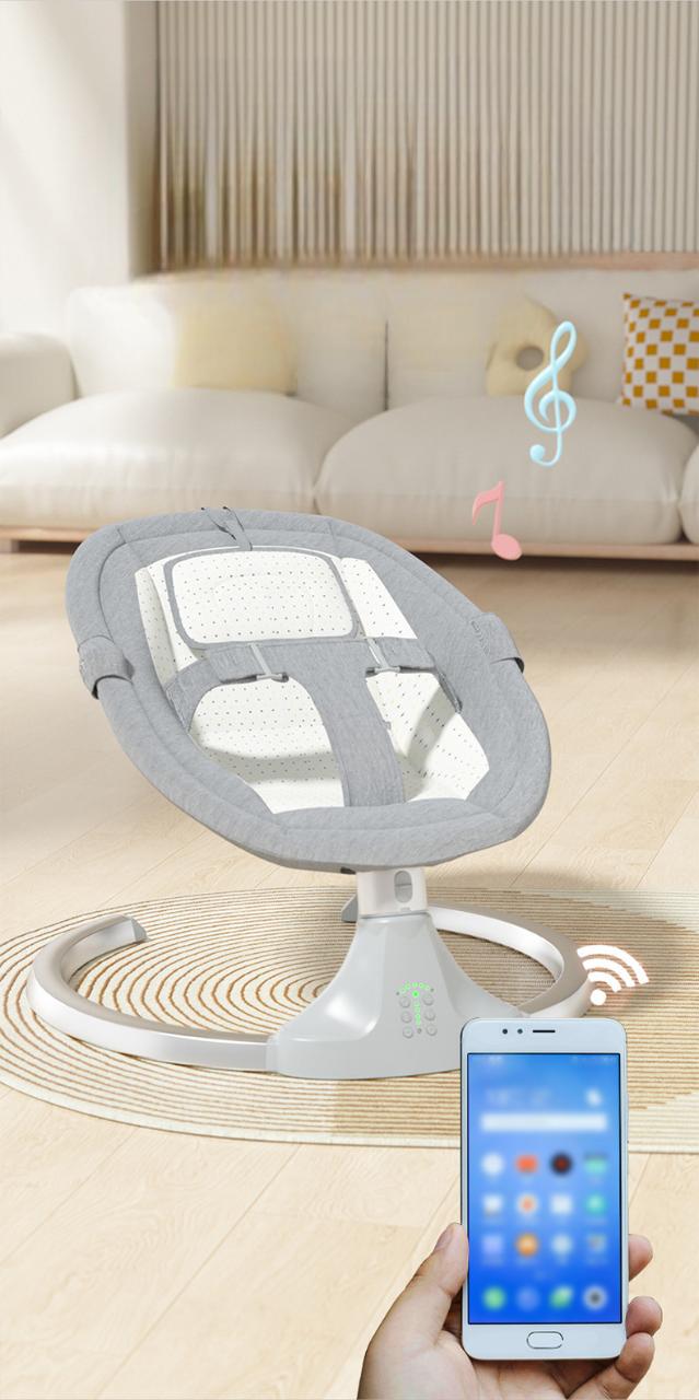 Колисальний центр шезлонг-гойдалка та москітна сітка Сірий (12547) - фото 8 Колисальний центр шезлонг-гойдалка та москітна сітка Сірий (12547) - фото 8