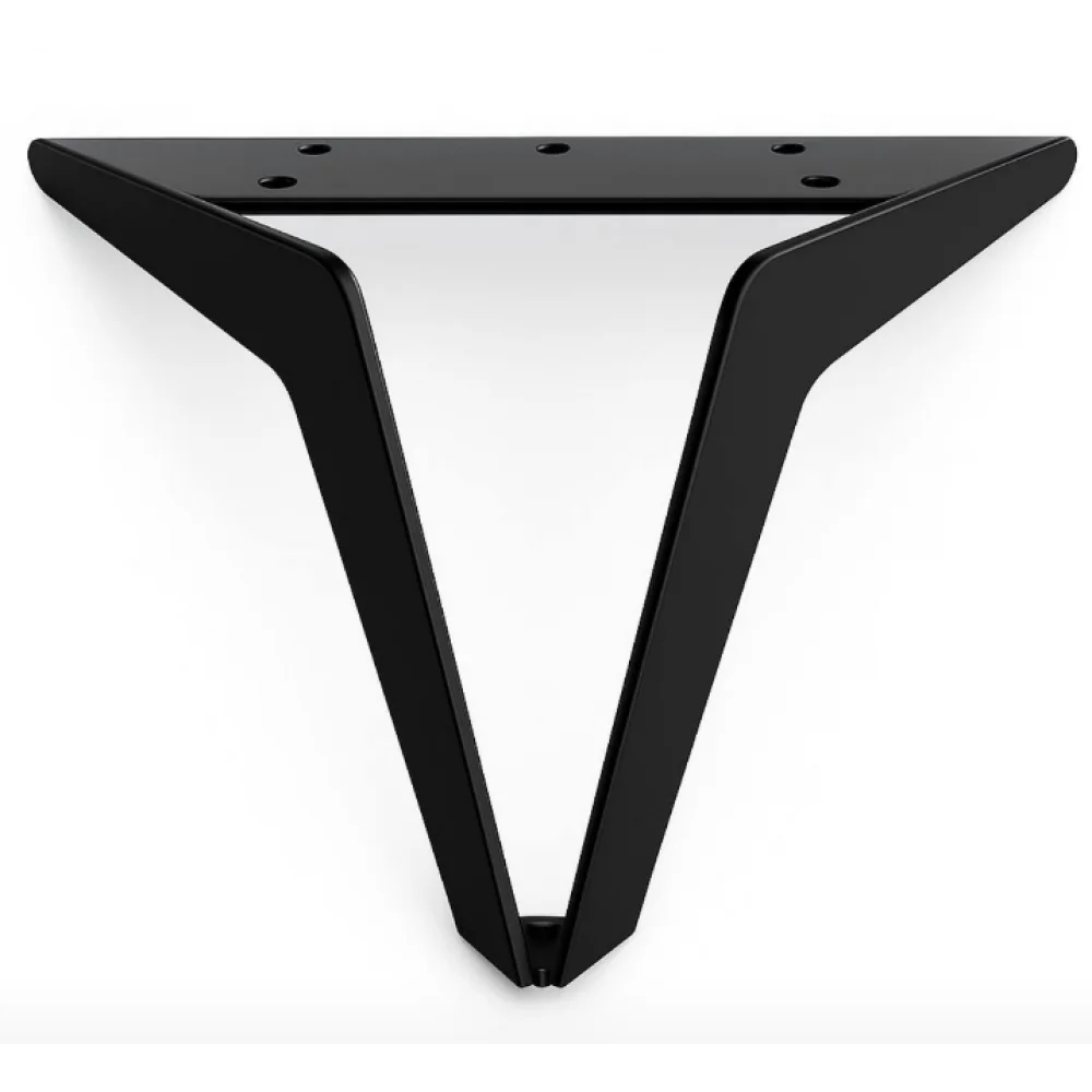 Меблева ніжка-опора Sigma нерегульована MK 150 150 мм Чорний матовий (MO0202)