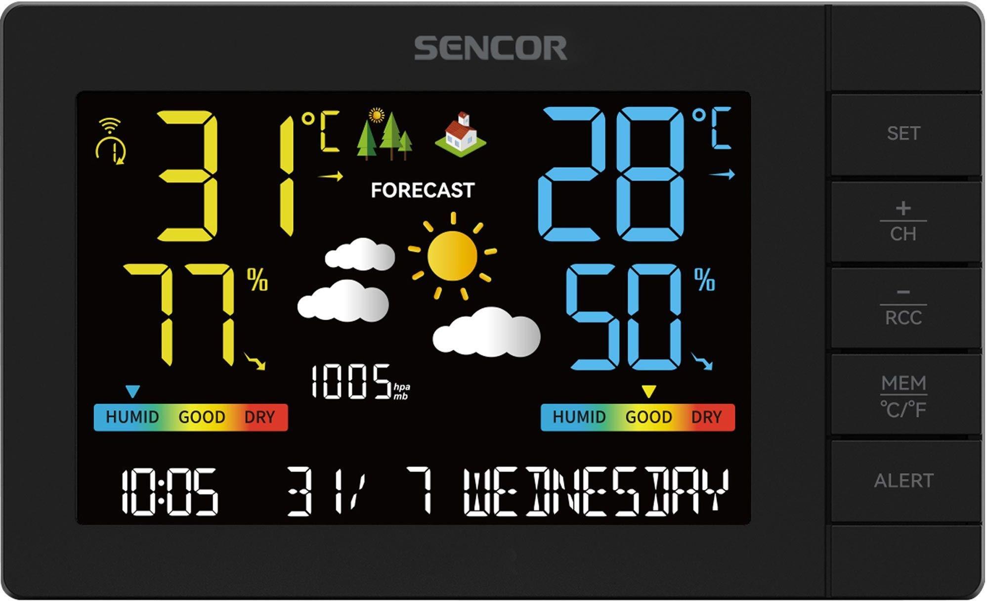 Метеостанция электронная Sencor SWS4440 Черный (28745613) - фото 4 Метеостанция электронная Sencor SWS4440 Черный (28745613) - фото 4