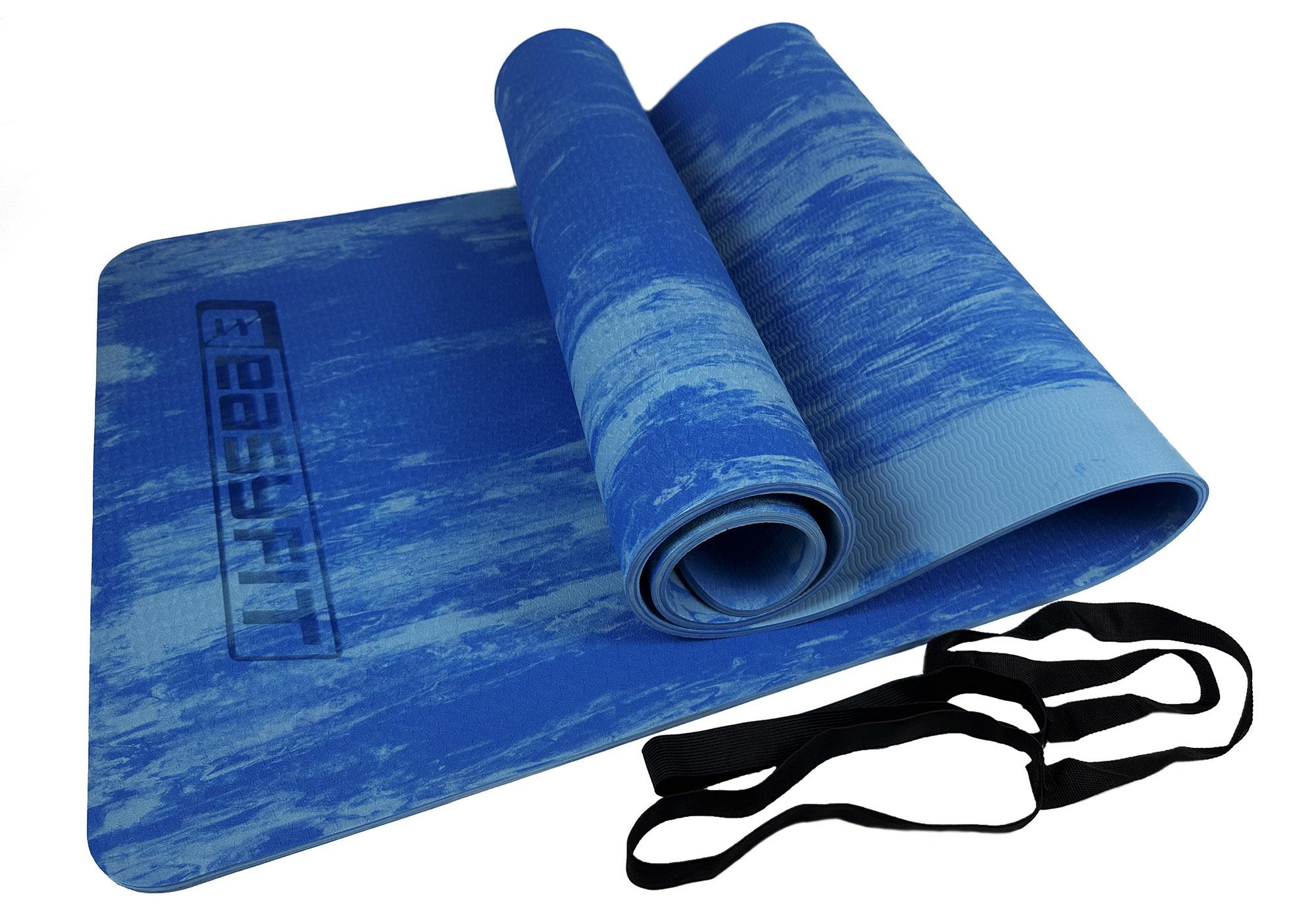 Коврик для йоги и фитнеса EasyFit s-EVA Mat 8 мм Синий (EF-1911-В) - фото 1 Коврик для йоги и фитнеса EasyFit s-EVA Mat 8 мм Синий (EF-1911-В) - фото 1