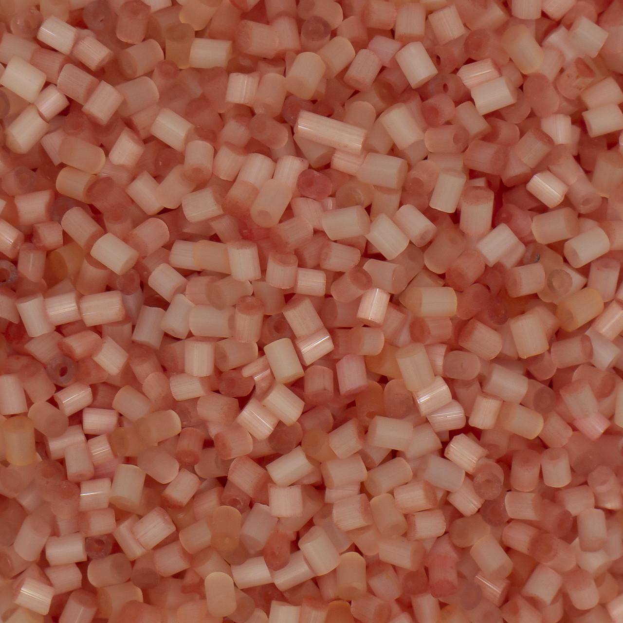 Бисер рубка сатин 2 мм 25 г Оранжевый (БР0002р33)