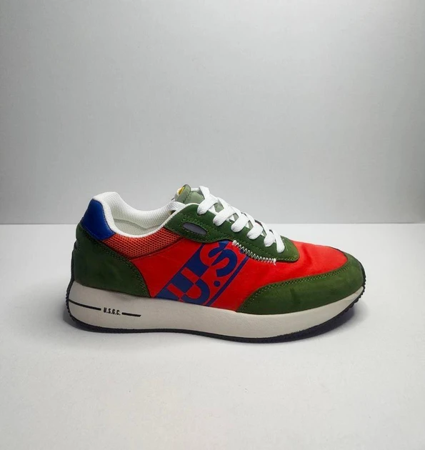 Кроссовки U.S. Golf Club р. 41 26,5 см Зеленый/Красный (2595094619)