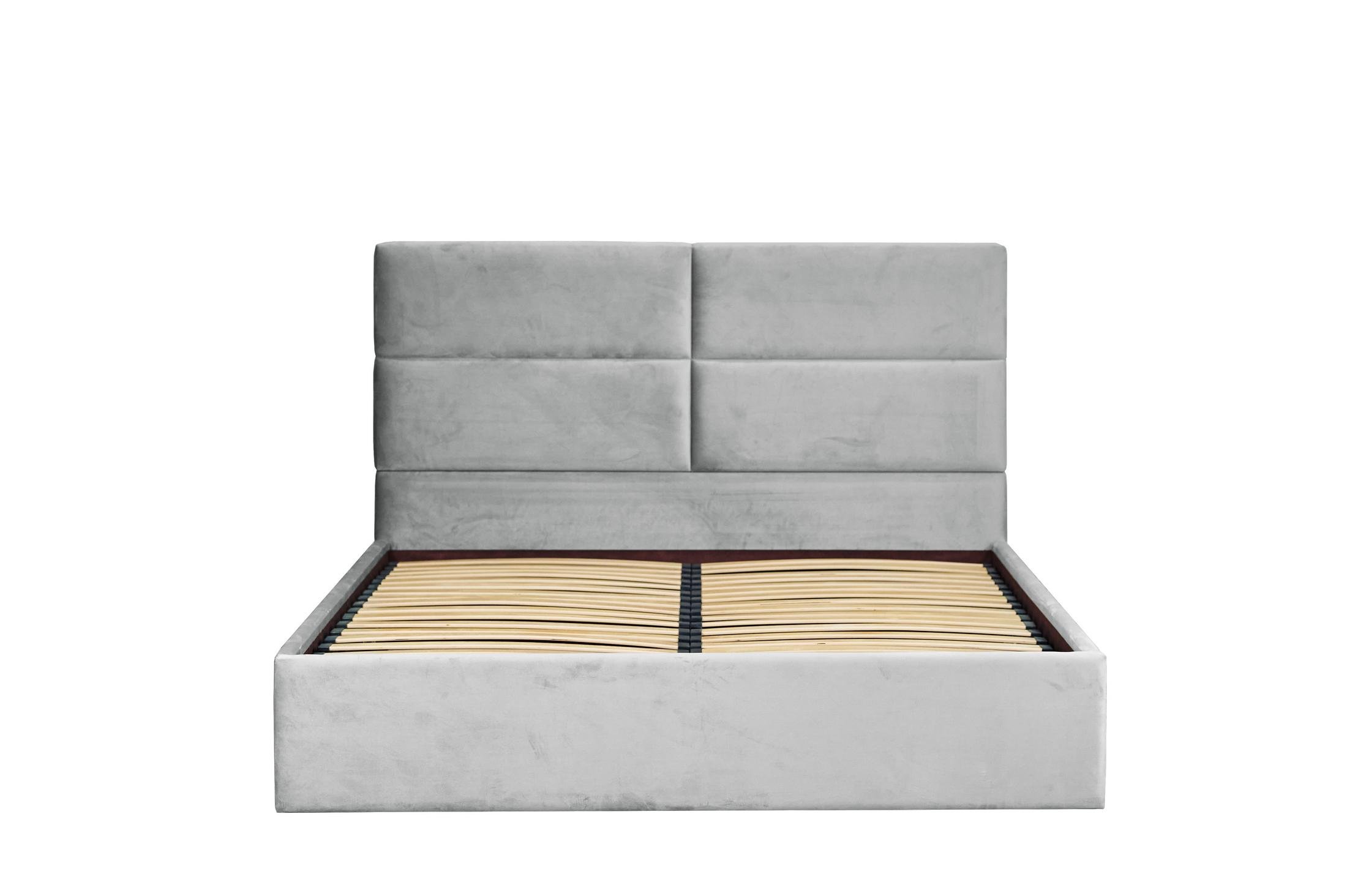 Ліжко RidneTut Johnson Lite Lili 94 160х200 см Сірий (33432-1112094) - фото 1