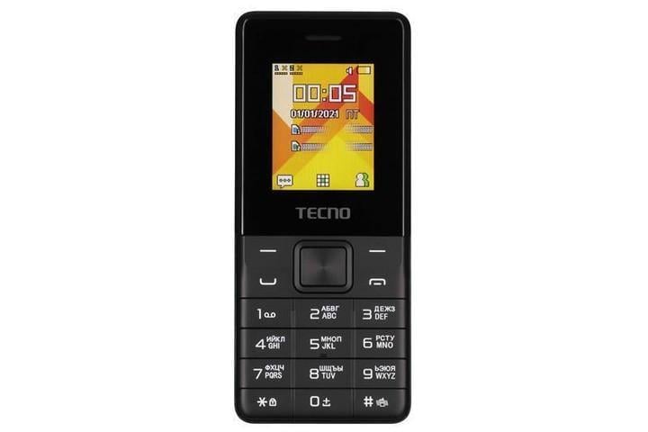 Кнопковий телефон TECNO T301 2 SIM Phantom Black (2334178751)