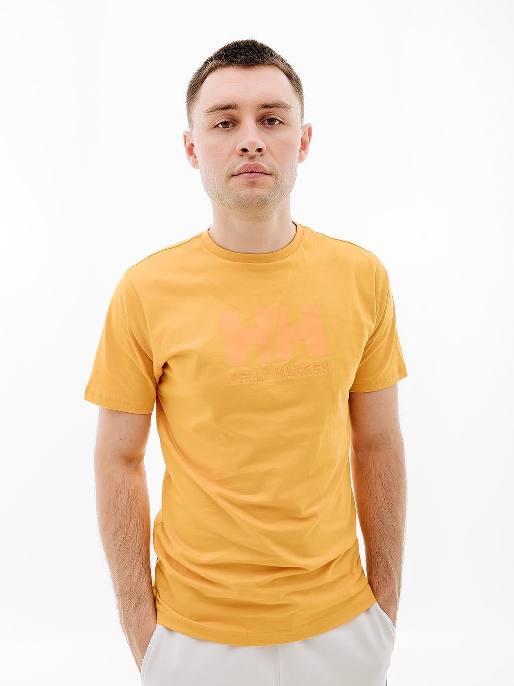 Футболка чоловіча Helly Hansen HH LOGO T-SHIRT XL Помаранчевий (7d33979-364 XL)