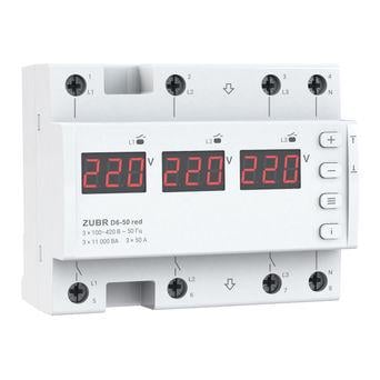 Реле напряжения ZUBR D6-50 red с термозащитой
