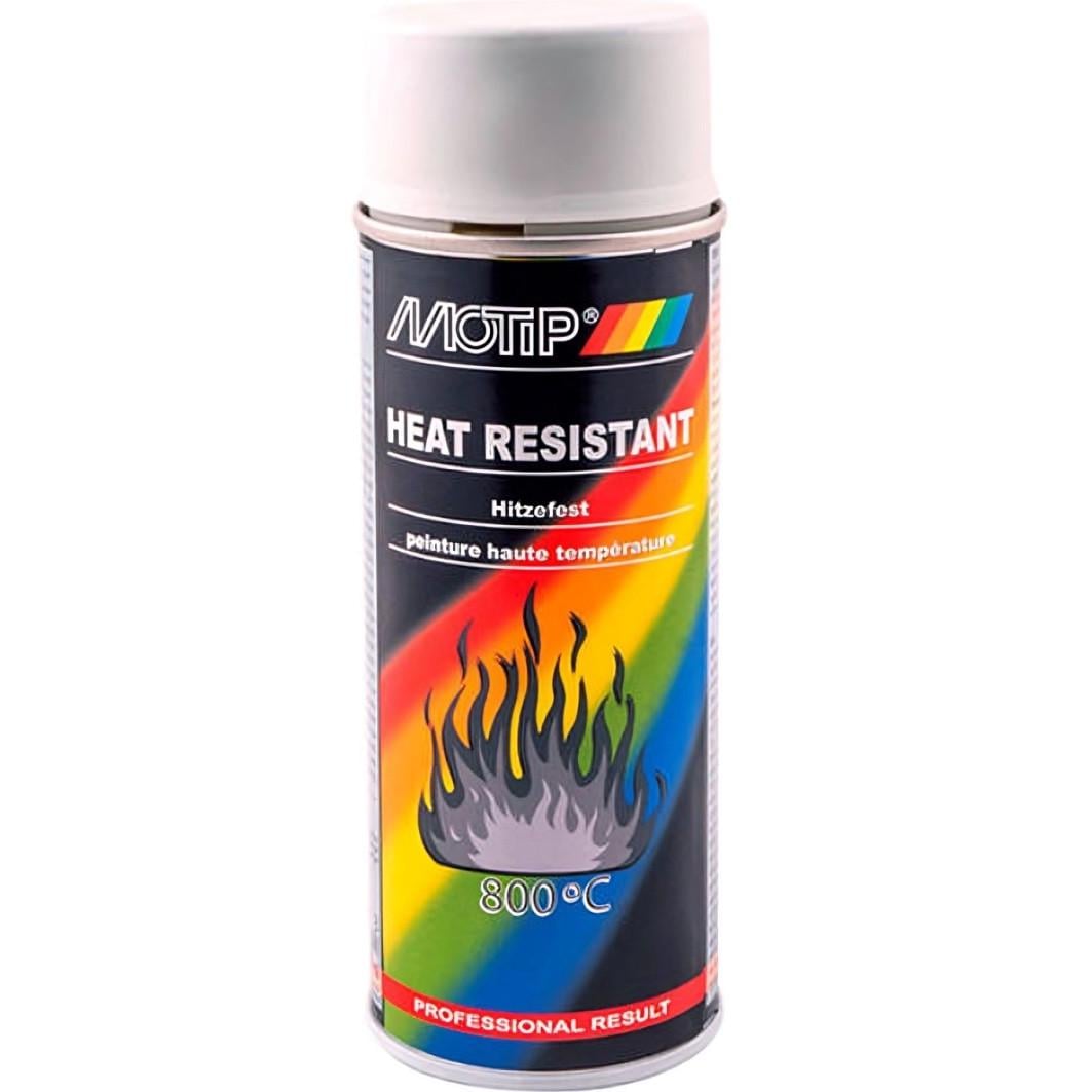 Фарба-емаль термостійка до 800 ° С Motip Heat Resistant 400 мл Аерозол Сірий Фарба-емаль термостійка до 800 ° С Motip Heat Resistant 400 мл Аерозол Сірий