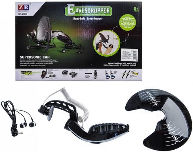 Дитячий ігровий набір Шпіонський на батарейці з підслуховуючим пристроєм та навушником 9V (28443445) - фото 7 Дитячий ігровий набір Шпіонський на батарейці з підслуховуючим пристроєм та навушником 9V (28443445) - фото 7