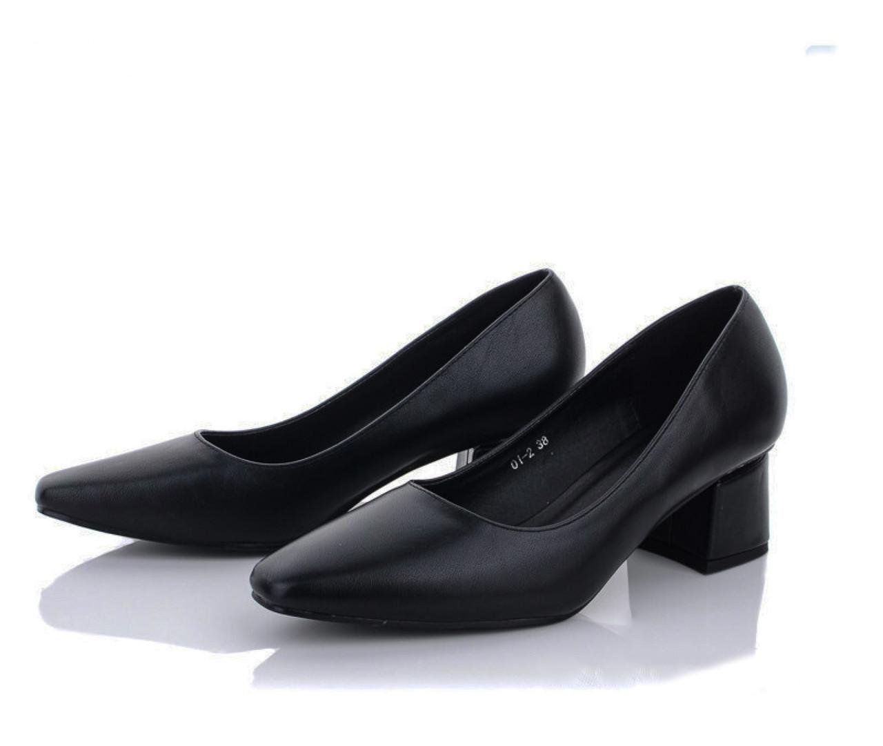 Туфли женские QQ Shoes р. 38 Черный (QQ01212)