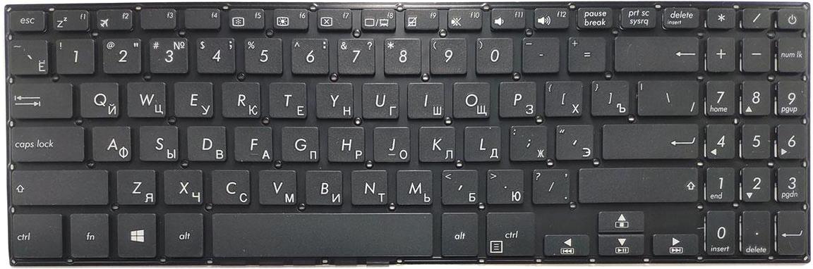 Клавіатура для ноутбука Asus F523/F523MA матова (0KNB0-5100RU00)