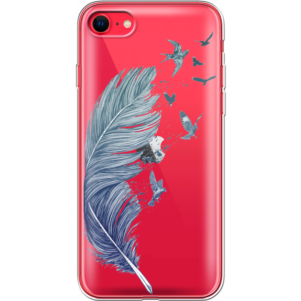 Чехол BoxFace Apple iPhone 7/8 SE  2020 Feather Прозрачный силикон (26205-cc38-26205)