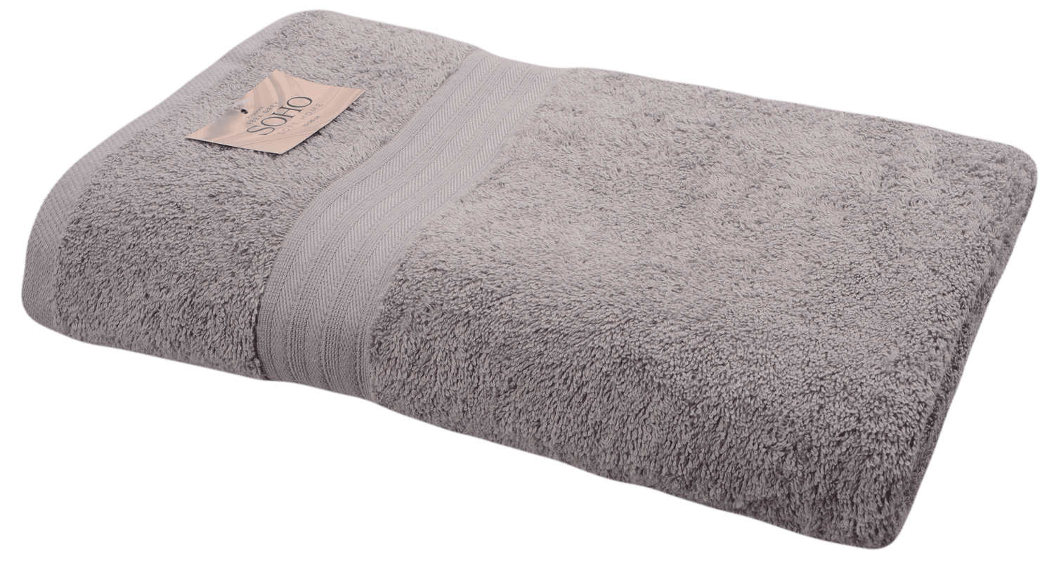 Полотенце банное хлопковое SOHO Abba Grey 70х140 см (31105483)