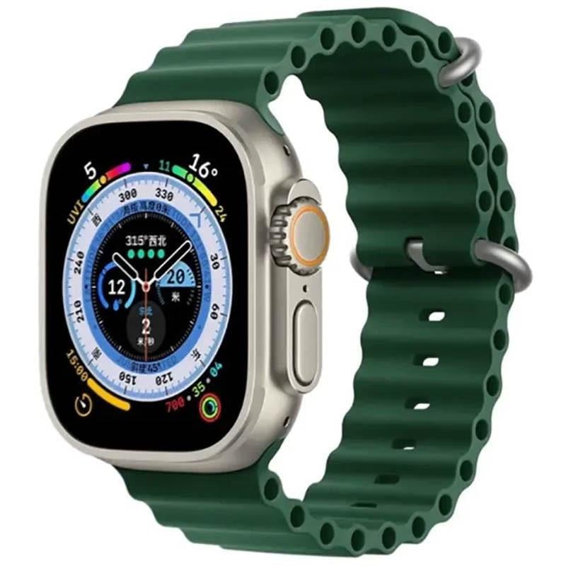 Ремінець Ocean Band для Apple watch 42 мм/44 мм/45 мм/49 мм Зелений/Forest green (00000059155_9)