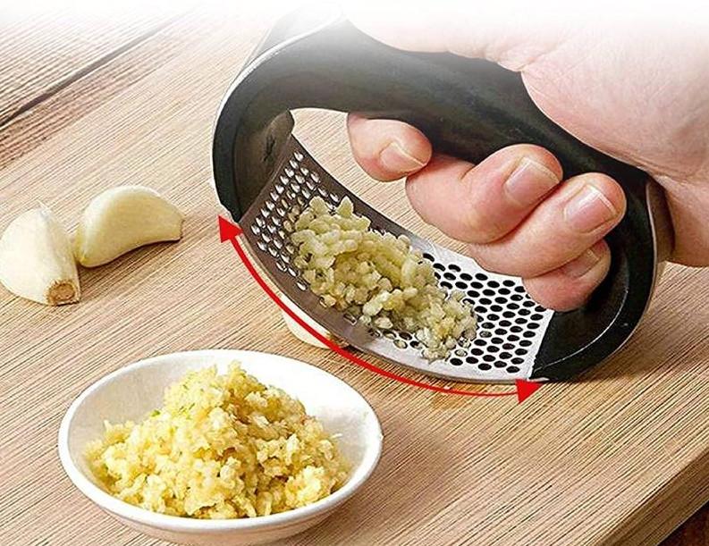 Пресс чесночный Garlic Press из нержавеющей стали (1652910863) - фото 3