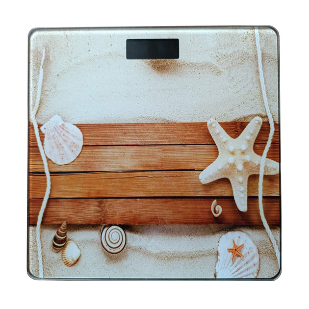 Ваги підлогові AT-28-3 Beach Landscape 180 кг (ML-05221)