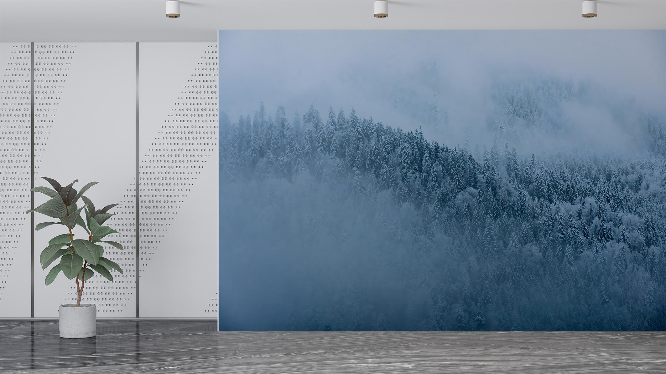 Фотообои флизелиновые Upstream Зимний лес 180х120 см (S5NTR-114/2) - фото 3