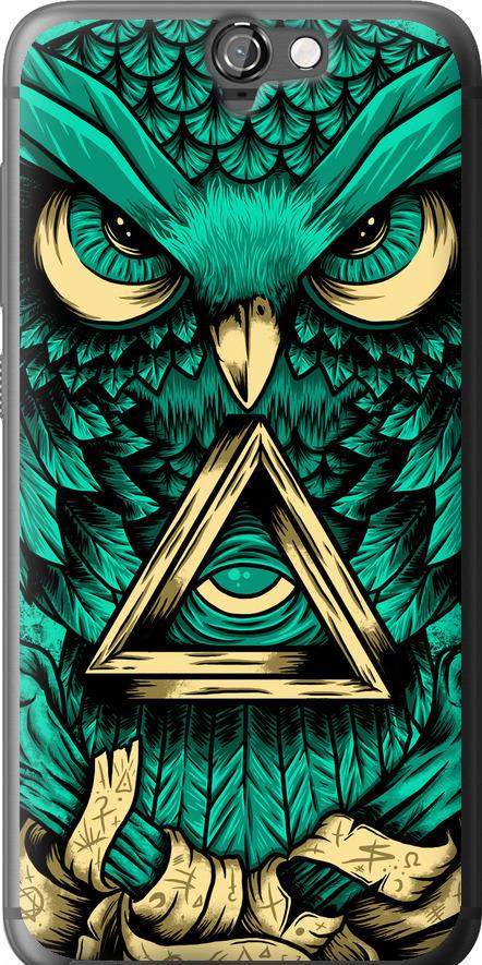Чехол на HTC One A9 Сова Арт-тату (3971u-156-42517) Чехол на HTC One A9 Сова Арт-тату (3971u-156-42517)