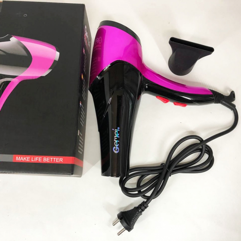 Фен для волос Gemei GM-1766 2600 Вт Purple (tf4352) - фото 13