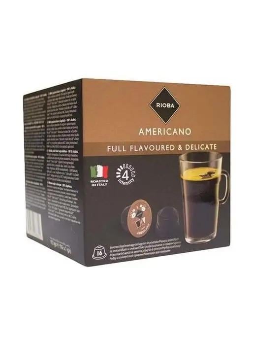 Кофе в капсулах Rioba Americano Full Flavoured&Delicate 16 шт.
