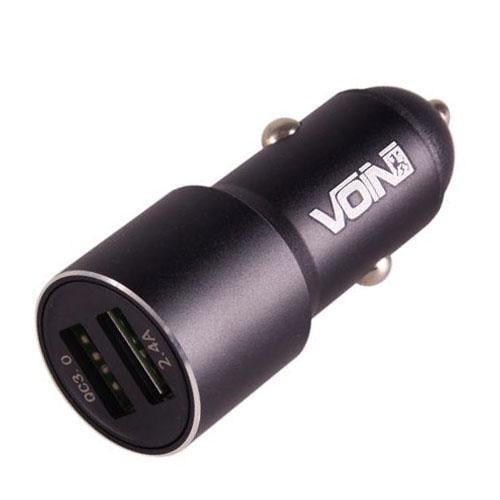 Автомобільний зарядний пристрій Voin C-30207Q 2USB QC3,0 12/24V Port 1-5V/3A/9V/2A Port 2-5V/2,4A (C30207Q)