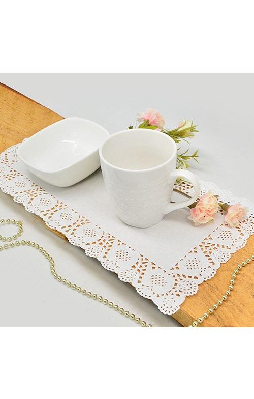 Серветки паперові ажурні прямокутні 12 шт. 17х34 см (RT173412) - фото 3 Серветки паперові ажурні прямокутні 12 шт. 17х34 см (RT173412) - фото 3